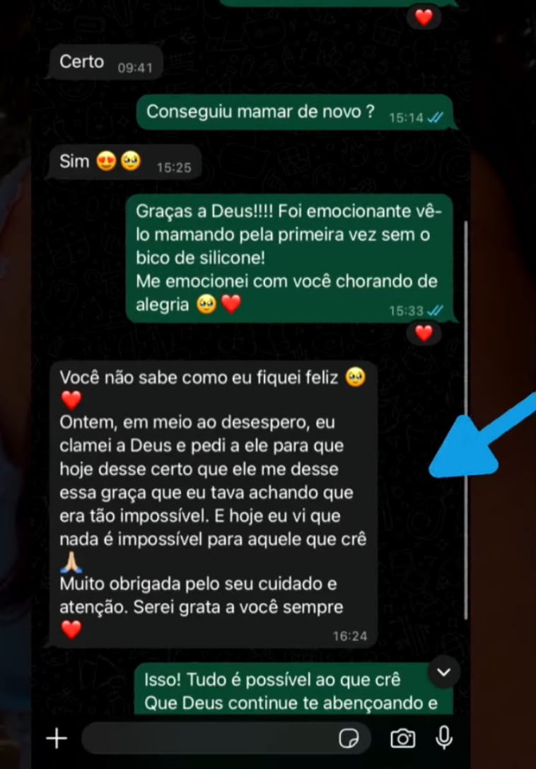 Depoimento de aluna 1 sobre o curso Descomplicando a Amamentação